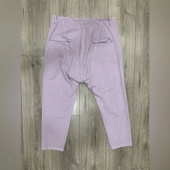 Nili Lotan Paris Pant‎ in Lilac Cropped Length Size 8